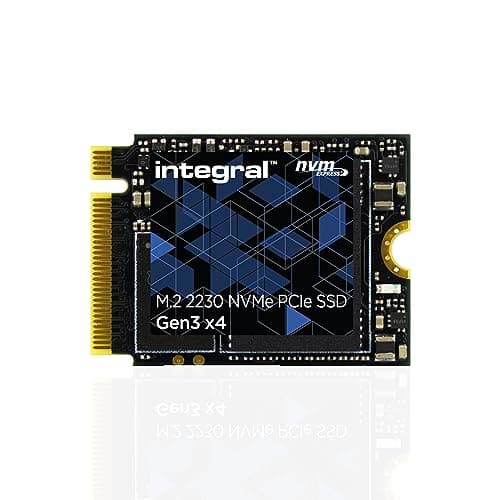 Image of Integral 512GB M.2 NVMe 2230 PCIe Gen3 x4 SSD – READ speed up to 3400MB/s, WRITE speed up to 2400MB/s – Internal Solid State Drive. Valve Steam Deck, Microsoft Surface Pro, PC & laptop compatible