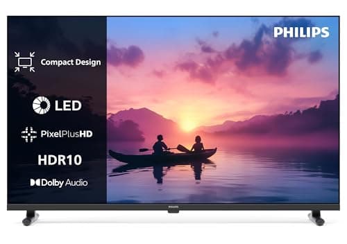 Image of Philips 32PHS6050 2K HD LED Smart TV - 32 Inch Display with Pixel Plus, Titan OS Platform and Dolby Digital Sound, Works with Alexa and Google Voice Assistant