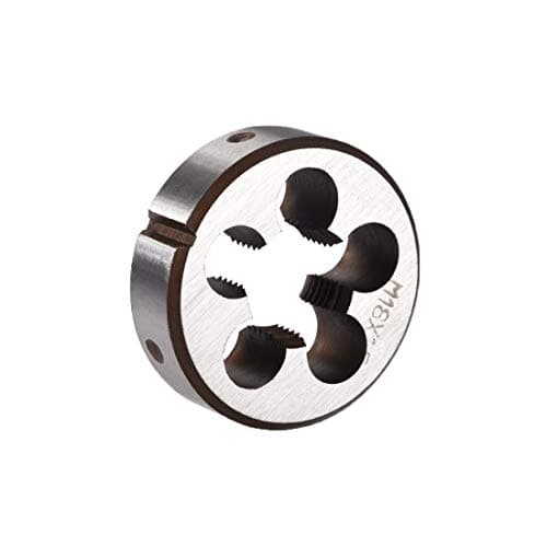 Image of sourcing map M18 x 1.5 Metric Round Die, Machine Thread Right Hand Threading Die, Alloy Steel Screw Thread Cutting Die