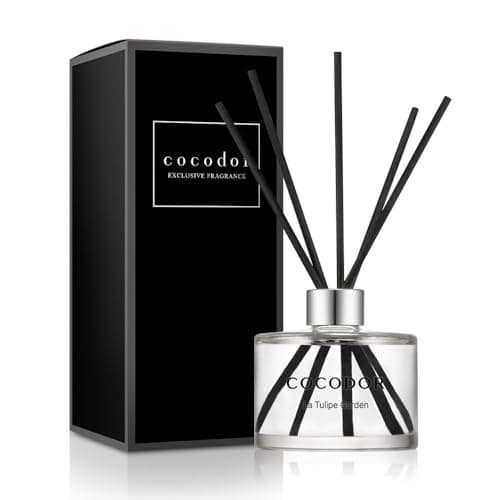 Image of COCODOR Signature Reed Diffuser Set/Woody Hotel / 6.7oz /1 Pack/Home Fragrance Diffuser, Oil Scent Diffuser for Bathroom Shelf Decor