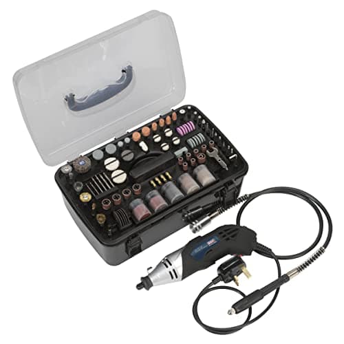 Image of Sealey E5188 Multi-Purpose Rotary Tool and Engraver Kit 219Pc 230V
