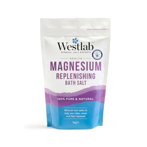 Image of Westlab Magnesium Flakes 1kg - Support Symptoms of Magnesium Deficiency. Soothe & Support Muscle Tension, Headaches, Insomnia, Fatigue & Cramps. Sports Injury Prevention and Rehabilitation.