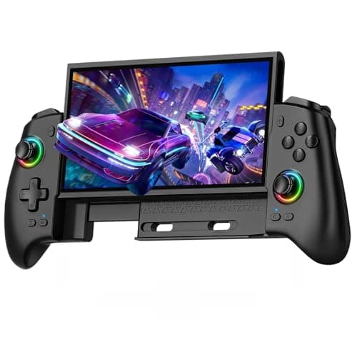 Image of ZRZLMVP Wireless Switch Pro Controller for Switch 2/Switch 1/Switch OLED - Stretchable PC Gaming Controller with 16 RGB Light, Hall Effekt Joysticks, Programmierbar, Wake Up, Turbo, Vibration