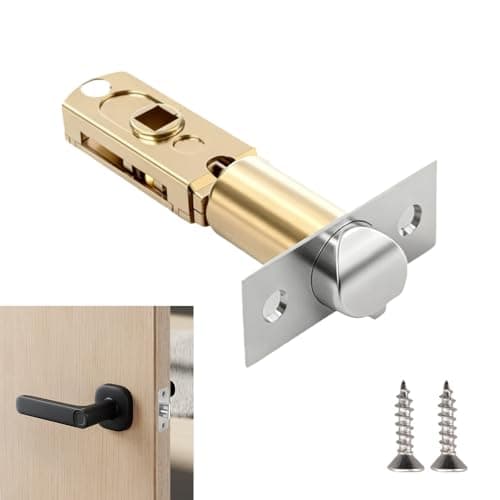 Image of 60/70mm Door Latch Tubular Stainless Steel Tubular Mortice Latches Adjustable Internal Door Latch with Screw for Levers and Internal Door Handles