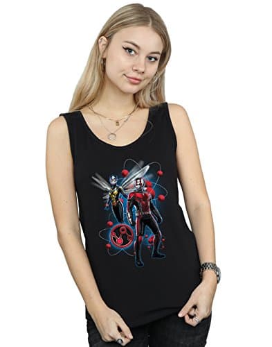 Image of Marvel Women's Ant-Man and The Wasp Particle Pose Vest Black X-Large
