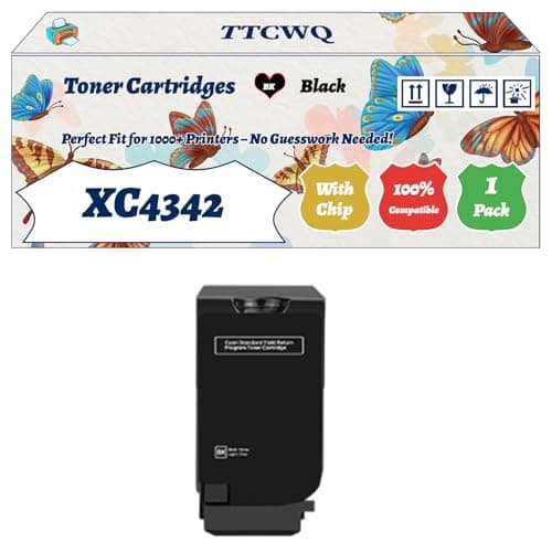 Image of Compatible for Lexmark XC4342 Toner Cartridges Work for Lexmark XC4342 XC4352 Printers, with Chip, High Yield 25000 Pages, High-Definition Printing (1 Pack Black)