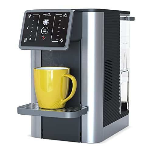 Image of Aqua Optima Aurora Instant Hot & Ambient Filtered Water Dispenser - Reduces Limescale, Microplastics, Chlorine & More with the Evolve+ Filter - Countertop 3L Boiling Water Machine for Home & Office
