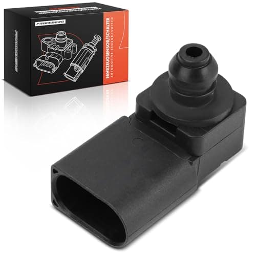 Image of Frankberg Intake Manifold Pressure Sensor 3-Pin Diesel Compatible with 3 Series E46 E90 3 Series Cabriolet E46 3 Series Coupe E46 E92 5 Series E60 F10 5 Series Touring E61 Replace# 13627792260