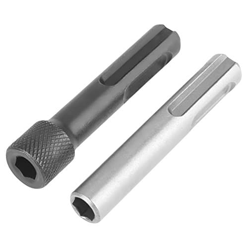 Image of Screwdriver Bit Holder High Hardness SDS Bit Holder Magnetic 2Pcs SDS Socket Adapter Work with Electric Screwdriver Power Drill