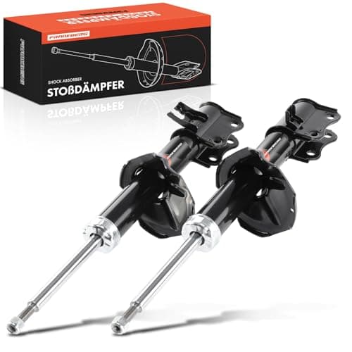 Image of Frankberg 2x Shock Absorber Strut Front Left Right 483mm Gas pressure Compatible with Justy III G3X Ignis II MH Replace# G9502,332803