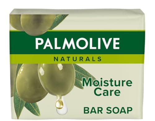 Image of Palmolive Naturals Moisture Care with Olive 4 x 90g Bar Soap - Moisturising Hand Soap - Biodegradable Soap Formula