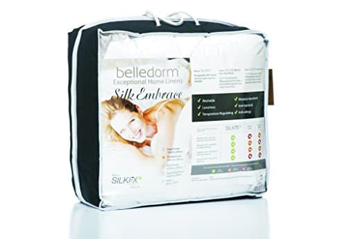 Image of Belledorm Embrace Silk Filled Duvet, White, Double