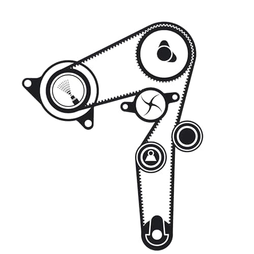 Image of SKF Water Pump And Timing Belt Kit With Gaskets VKMC 02199-2 Height 171 mm Length 271 mm Width 142 mm - OE Quality