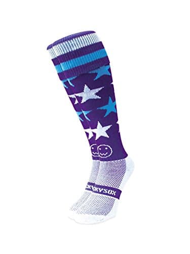 Image of WackySox Milky Way Stars Knee Length Sports Socks for Men and Women - Suitable for Riding, Sports, Football, Hockey, and Running Socks