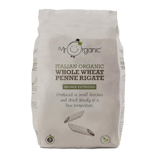 Image of Mr Organic - Organic Whole Wheat Penne 500g - Non GMO & Preservative Free - Vegan - Made in Italy