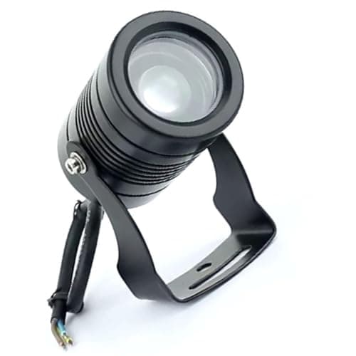 Image of Llpsmeng-EU LED Beam Spotlight, Building Exterior Wall Projector Light Narrow Beam Spotlights Remote Illumination Spotlight for Outdoor Building Lighting(Warm White,3W-(AC85-265V))