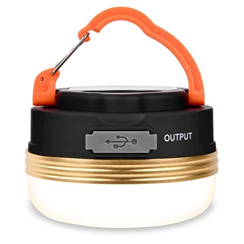 Image of flintronic Camping Lantern, Camping Light USB Rechargeable Glare LED Tent Light with Magnetic Base, Waterproof Portable Outdoor Tent Light, 3 Modes with SOS for Hiking Fishing Emergency Home