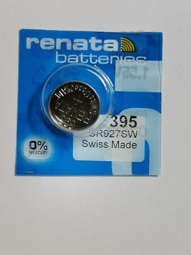 Image of Renata Swatch Group – Silver Oxide Button Battery 395 1.55 V 55 mAh