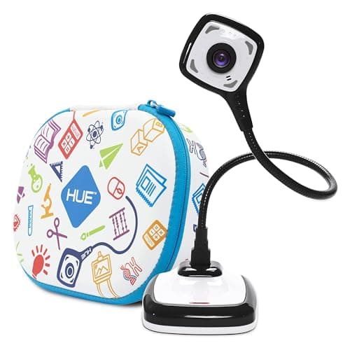 Image of HUE HD Pro Flexible USB Video and Document Camera/Visualiser (Black) (with White Carry Case)