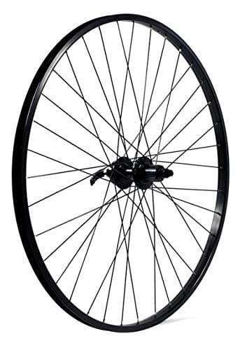 Image of KX Wheels: Hybrid 700C Doublewall Q/R Cassette Wheel Disc Brake in Black (Rear)-BLACK -700C