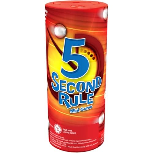 Image of PlayMonster 5 Second Rule Mini - Quickfire Trivia Card Game for Family Fun On The Go - Family Games - Ages 8+