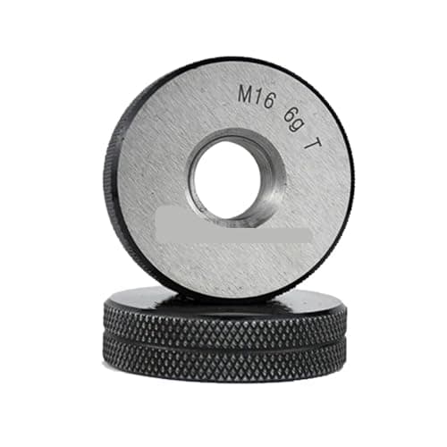Image of External Thread Ring Gauge, Metric Thread Ring Gauge Set Go No-Go Internal Pack Of 14 Sizes M14-M25(M14x2.0)