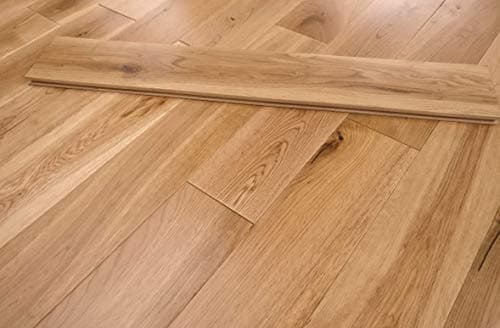 Image of Solid Oak Wood Flooring - 18 x 125 x RL (mm) - UV Lacquered **SAMPLE**