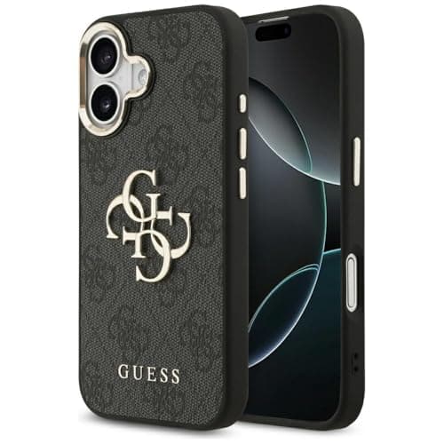 Image of CG MOBILE Guess 4G Large Logo Case for iPhone 17 (Black)