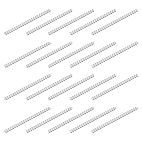 Image of sourcing map 40Pcs M3 x 55mm 304 Stainless Steel Dowel Pin, Cylindrical Shelf Support Peg Pin Parallel Pin Fastener for Mechanical Manufacturing, Industry, Furniture Installation, Silver