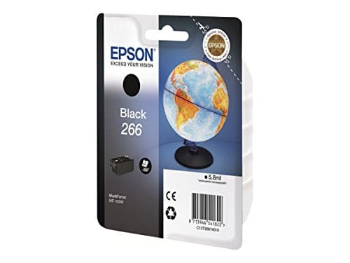 Image of Epson 266-6 Ml - Black - Original - Ink Cartridge - For Workforce Wf-100W