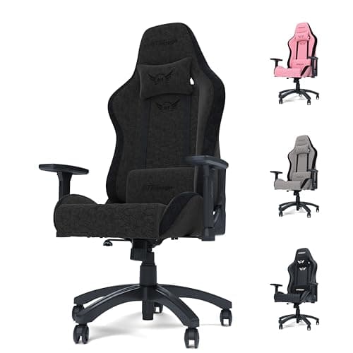 Image of GT OMEGA | Pro Series Gen 2.0 | Gaming Chair Breathable Adjustable Reclining Computer Office Chair (Ultra-Soft Fabric, Black)