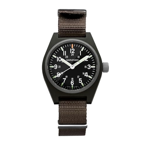 Image of Marathon General Purpose (GPQ-M) Mens Watch | Nylon Strap| Swiss Made Quartz Watch 34mm | WW194009
