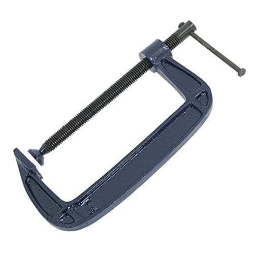 Image of Neilsen CT0020 G-Clamp 6in 150mm Capacity Adjustable Screw Mechanism Clamp for Woodworking Metalworking DIY Projects