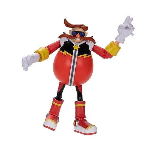 Image of Sonic Prime 5" Mr. Dr. Eggman Articulated Action Figure. Perfect For Any Fan. Collect The Whole Troupe with Sonic, Tails Nine and Thorn Rose Available Too!