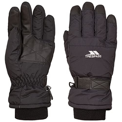 Image of Trespass Mens Womens Ski Gloves Water Resistant Lightly Padded Gohan II