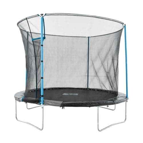 Image of TP Toys Up 10ft Trampoline - With A Secure Enclosure And Protective Quality Frame Padding. Rigid Top Ring Design & Strong Springs. Galvanised Steel Frame - Fun Outdoor Jumping Mat For Kids, 3 Years+