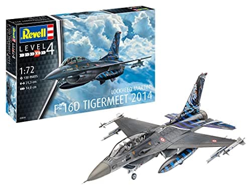 Image of Revell 03844 Lockheed Martin F-16D Tigermeet 2014 1:72 Scale Unbuilt/Unpainted Plastic Model Kit
