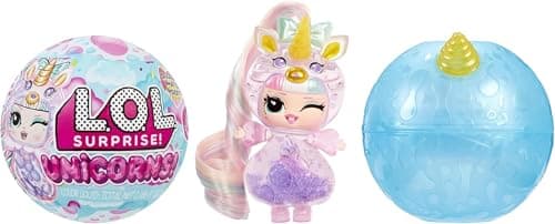 Image of L.O.L. Surprise! Unicorns Tots - Includes 1 Doll, with Lava Lamp Experience & Transparent Features, Blind Packaging, 8 Dolls to Collect, Comes with 2 Colourful Potions, for Kids Ages 4+