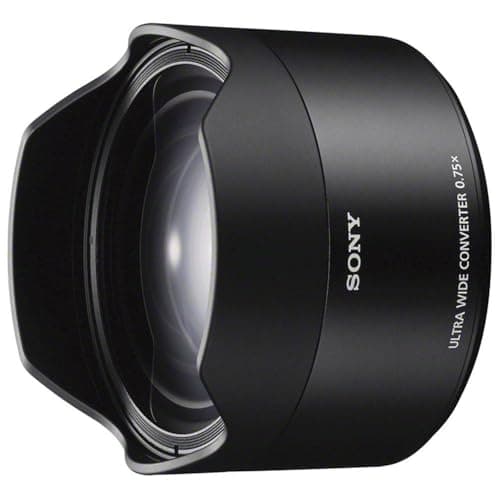 Image of Sony SEL075UWC.SYX 21mm Ultra Wide Angle Conversion Lens for SEL28F20,Black