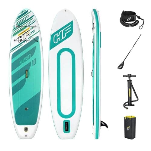 Image of Bestway Hydro-force SUP, HuaKa’i Set Stand Up Paddle Board with Hand Pump and Travel Bag, 10 ft