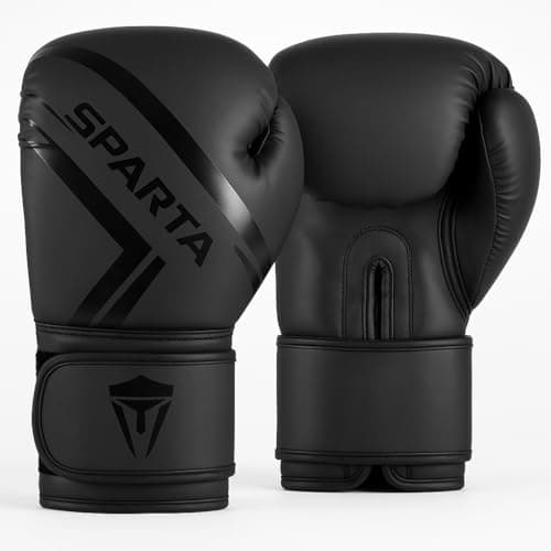 Image of Boxing Gloves for Training, Muay Thai, Sparring, Kickboxing, Fighting, Focus Pads, Punch Bag Mitts, Martial Arts, Workout Gloves, | 6oz, 8oz, 10oz, 12oz, 14oz, 16oz | Men & Women (Black, 10oz)