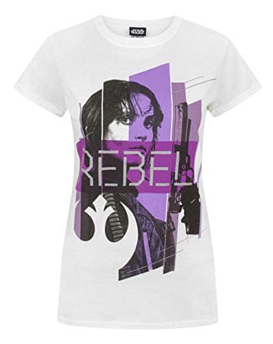 Image of Star Wars Rogue One Rebel Women's T-Shirt White