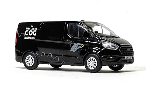 Image of Corgi VA15105 Ford Transit Custom 300L1, Shadow Black (Richard Hammond's The Smallest Cog), Die-cast model for ages 14+, for adults and collectors