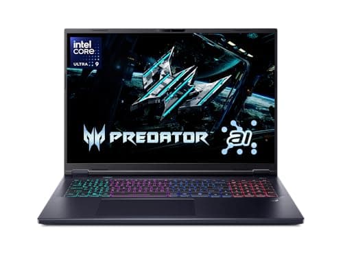 Image of acer Predator Helios Neo 18 AI Gaming Laptop | Intel Core Ultra 9 Processor 275HX | NVIDIA GeForce RTX 5070 Ti | 18" WQXGA 240Hz G-SYNC | 32GB DDR5 | 2TB Gen 4 SSD | Killer Wi-Fi 6E | PHN18-72-9474