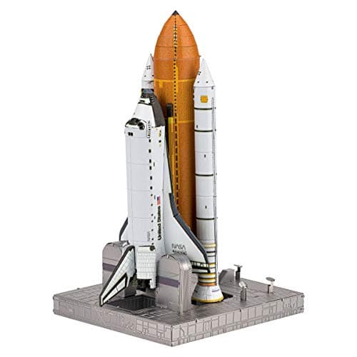 Image of Metal Earth Space Shuttle Launch Kit Premium Iconx 3D Laser Cut Colour Miniature Model Kit