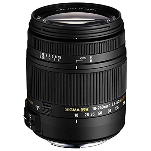 Image of Sigma 18-250mm f/3.5-6.3 DC Macro OS HSM Lens for Canon (Official Sigma 3 Year UK Warranty)