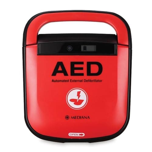 Image of Reliance Medical Mediana A15 HeartOn AED Unit - Adult/Paediatric Mode Switch - Defibrillator Unit for Home, Schools, Clubs and Groups - Protective Outer Cover
