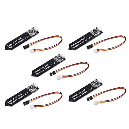 Image of Songhe Capacitive Soil Moisture Sensor Module Corrosion Resistant W/Gravity for Arduino Moisture Detection Garden Watering DIY 3.3~5.5V 5pcs