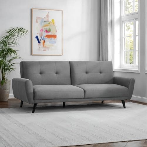 Image of Julian Bowen Grey Fabric Monza Sofabed