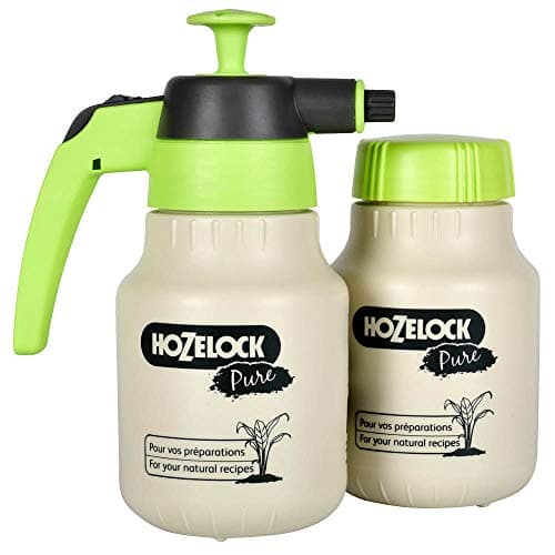 Image of HOZELOCK - Kit Sprayer Pure 1.25L : Kit for Making and Spraying "Homemade" Fertilisers and Pesticides, Supplied with Additional Tank, Dosing Device and Recipe Booklet [4204 0000]